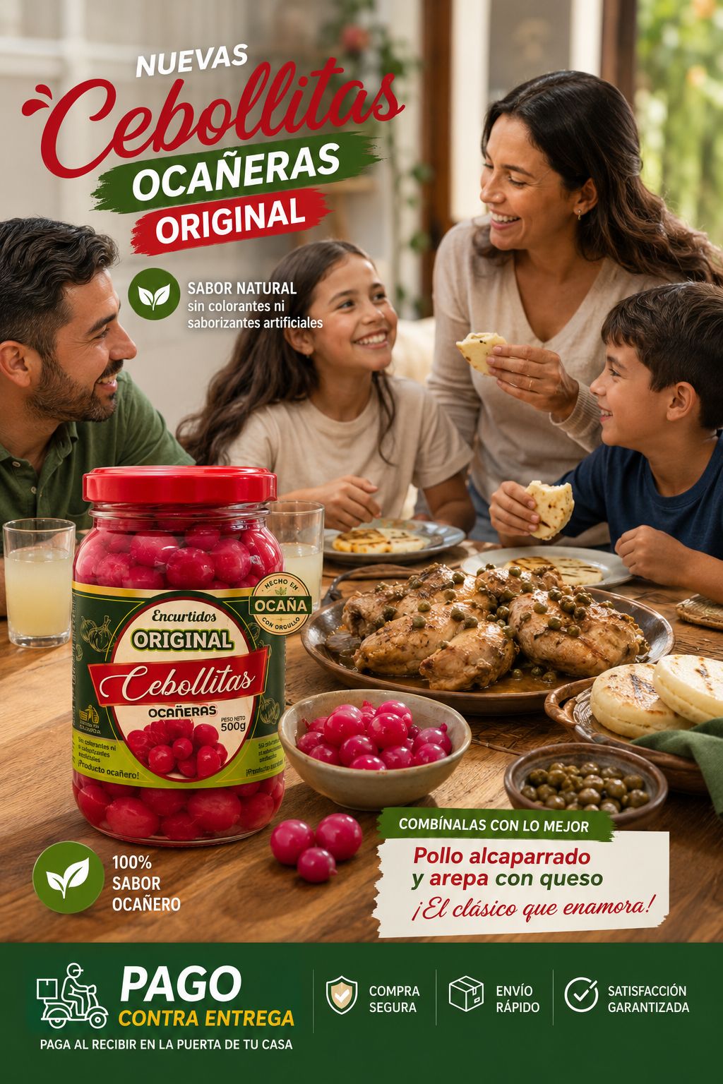 CEBOLLITAS OCAÑERAS 100% ORIGINALES 500 GRAMOS DE PURO SABOR