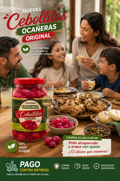 CEBOLLITAS OCAÑERAS 100% ORIGINALES 500 GRAMOS DE PURO SABOR