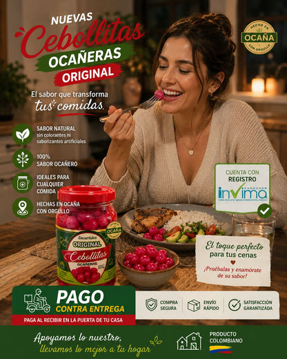 CEBOLLITAS OCAÑERAS 100% ORIGINALES 500 GRAMOS DE PURO SABOR