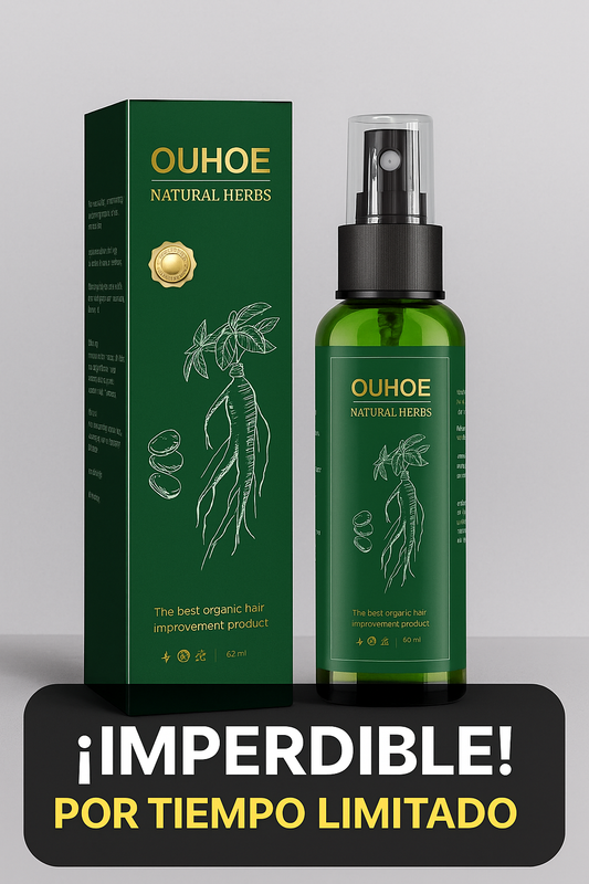 SUPER OFERTA | OUHOE NATURAL SPRAY CRECIMIENTO ACELERADO DEL CABELLO EN SOLO 14 DIAS