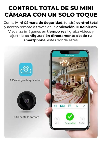 👀La Mini Cámara Espía Más Discreta y Potente del Mercado📸 30%OFF